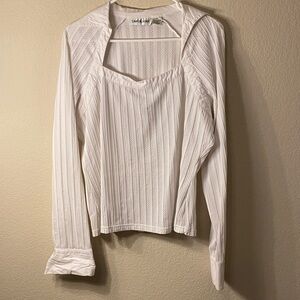 Elegant Cream Women's Blouse